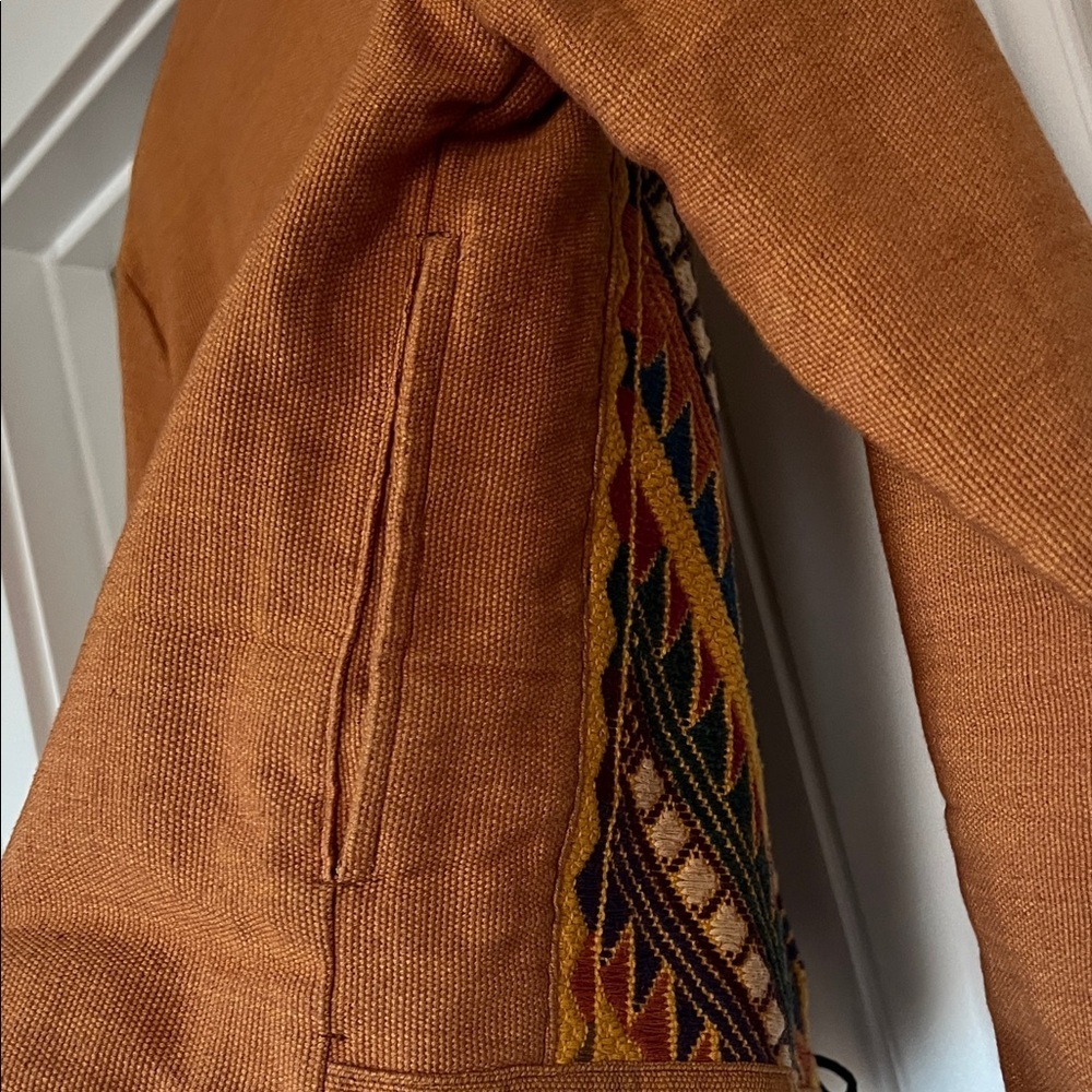 Handmade Guatemala Artesanías Embroidered Cotton Jacket – Boho / Tribal - Picture 6 of 8